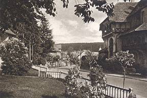 Bad Flinsberg, Blick in die Kurstrasse